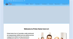 Desktop Screenshot of primehomecarellc.com